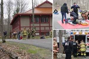 Active Shooter Drill Held At Carmel's Chuang Yen Monastery