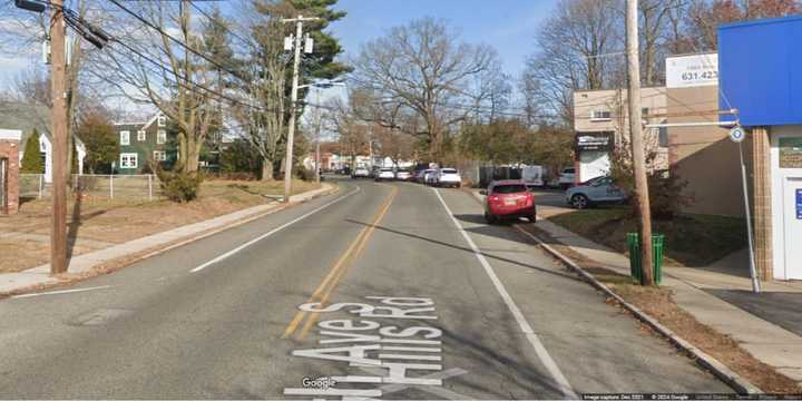 West Hills Road near&nbsp;West 16th Street in Dix Hills.