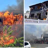 Memorial Day Blaze Injures 2 Firefighters, Compromises Roof Of Home In Port Chester