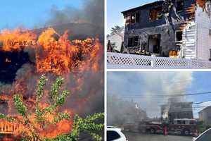 Memorial Day Blaze Injures 2 Firefighters, Compromises Roof Of Home In Westchester