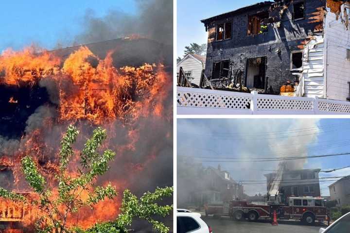 Memorial Day Blaze Injures 2 Firefighters, Compromises Roof Of Home In Westchester