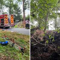 Tricky Rescue: Person Saved From 20-Foot Embankment In Somers