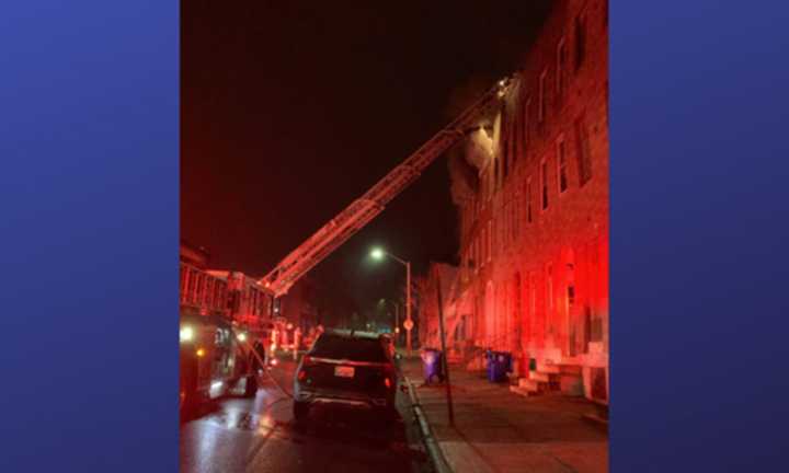 Baltimore Firefighters were hard at work overnight battling rowhome fires.