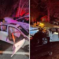 3-Car Crash Sends Person To Hospital In Somers, Causes Road Closure