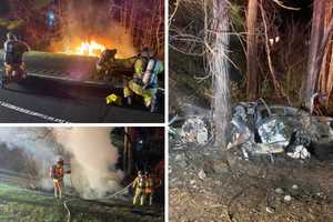 Off-Duty Westchester County Firefighter Saves Woman From Burning Alive In Car Fire