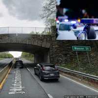 Hutchinson River Parkway Reopens After Truck Slams Into Overpass In New Rochelle