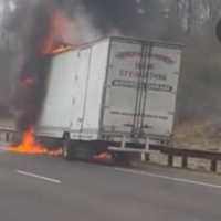 Vehicle Fire Closes Lanes Of MD 200