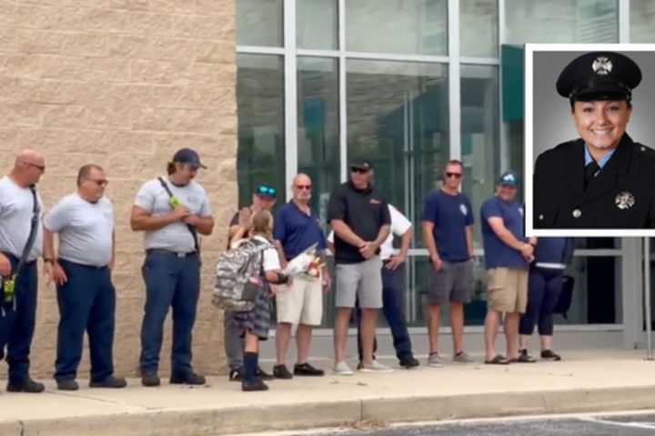 VIDEO: School Rolls Our Red Carpet For Daughter Of Firefighter Killed In Maryland Rowhouse Fire