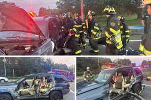 Crews Cut Off Door To Free Crash Victim Near Parkway In Northern Westchester