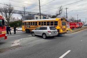 SUV Crashes Into Occupied School Bus In Montgomery County, Several Injured