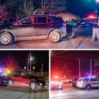 2-Car Collision Shuts Down Busy Hudson Valley Road, Drivers Walk Away Unharmed