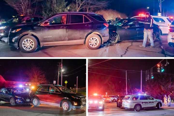 2-Car Collision Shuts Down Busy Hudson Valley Road, Drivers Walk Away Unharmed