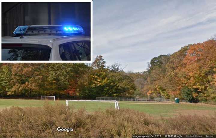 The crash happened at a baseball field on Hunterbrook Road in Yorktown, according to police.