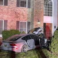 Car Bursts Into Flames After Slamming Into Montgomery County Home