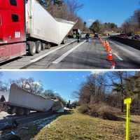 Fuel Spill With Side Of Fries: Truck Hits Overpass On Hutchinson River Parkway In Scarsdale