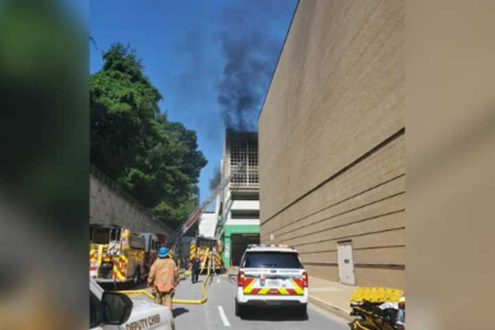 Multiple Vehicles Catch Fire In Baltimore County Parking Garage