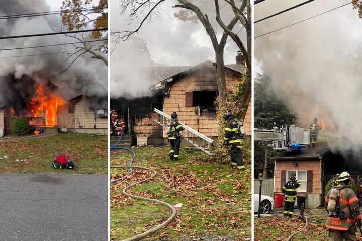 1 Person Seriously Injured, 3 Dogs Killed In Long Island House Fire