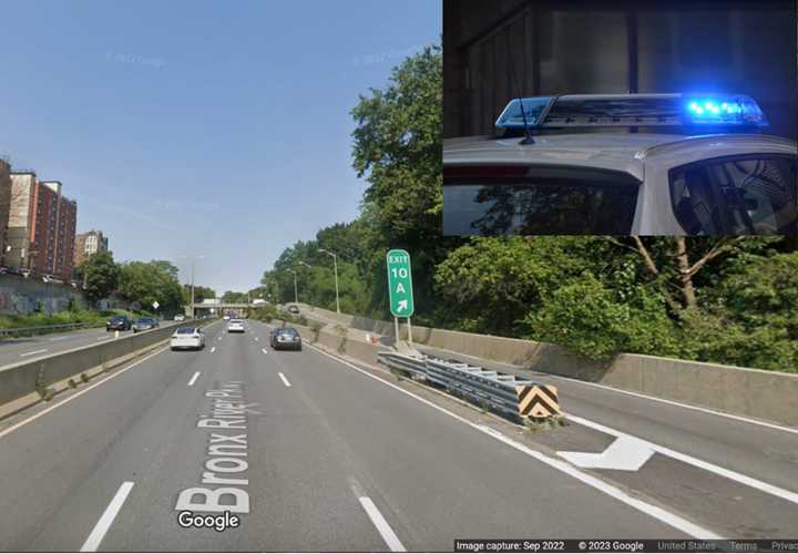 The crash happened on the Bronx River Parkway in Yonkers just south of the Yonkers Avenue exit, police said.