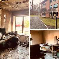 <p>An apartment was heavily damaged after a fire at the Beaver Ridge Apartment Complex in Yorktown.</p>