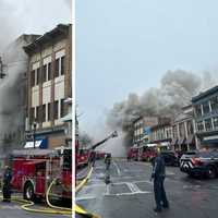 New Update: Massive Blaze Breaks Out In Port Chester On Route 1, Affects Train Service
