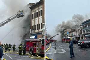 Massive Blaze Breaks Out In Hudson Valley On Busy Roadway, Affects Train Service