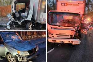 Crash Traps Driver In Truck, Hospitalizes 2 In Westchester