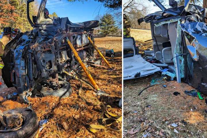 Person Hospitalized After Vehicle Rolls Over, Hits Tree In Manchester