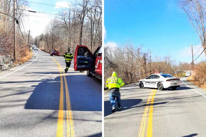 Fallen Wires Cause Brush Fire In Hudson Valley