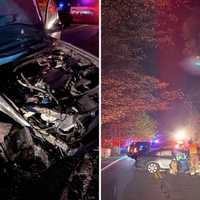 1 Injured After Car Slams Into Pole At Northern Westchester Intersection