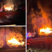 Firefighters Battle House Fire, Ignited Propane Supply, Live Wires All At Once In CT
