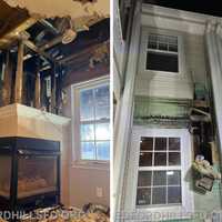 House Fire Tears Up Walls, Ceiling Of Bedford Hills Townhouse