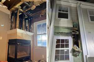 House Fire Tears Up Walls, Ceiling Of Bedford Hills Townhouse