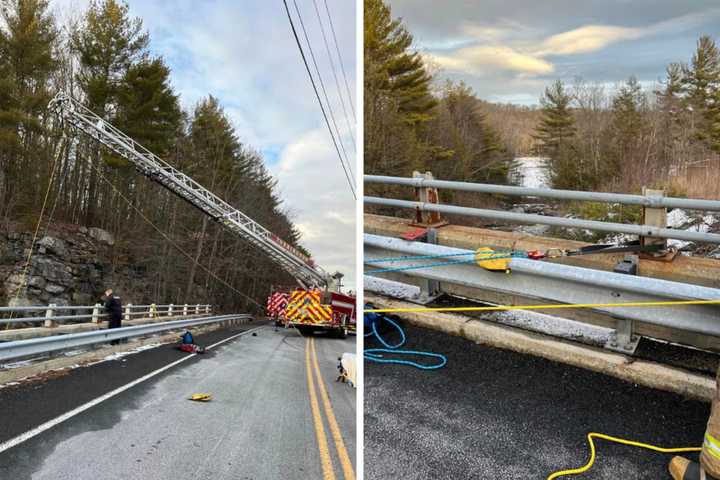 Woman Falls 25 Feet Into River In Torrington, Saved By Firefighters