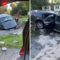 Person Hospitalized After Crash In Front Of Hudson Valley Home
