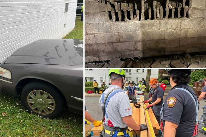 Car Crashes Into Residence, Causes Structural Damage In Rye Brook