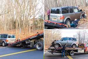 1-Car Crash Shuts Down Road In Mahopac