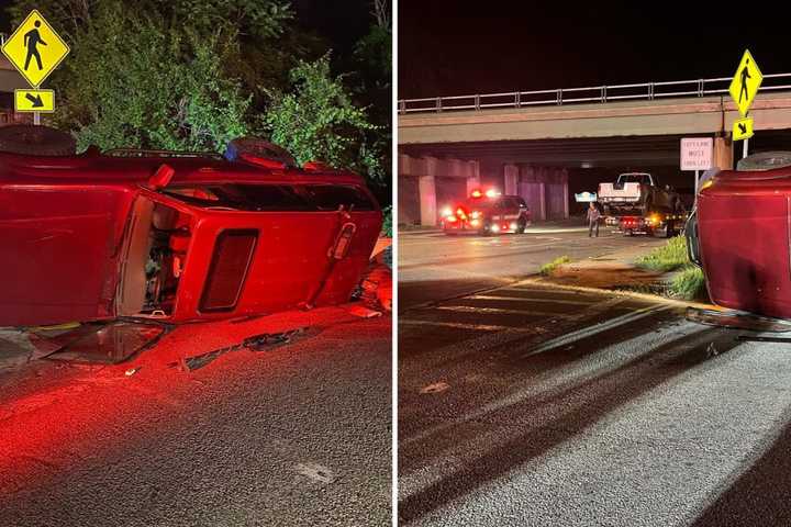 2-Car Crash Sends Person To Trauma Center, Causes Vehicle To Flip In Northern Westchester