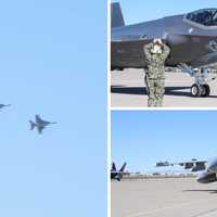 <p>US Navy pilots practice for their Super Bowl LVII flyover.</p>