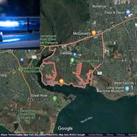 1 Killed In Fiery Single-Vehicle Montauk Highway Crash In Oakdale
