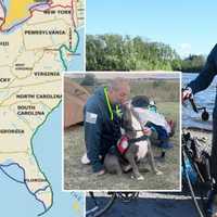 Doggie Paddle: NY Army Veteran Kayaking, Biking 4K Miles Fundraising For Service Dogs