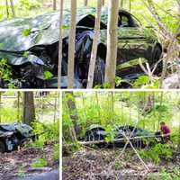 Car Crashes Down Embankment In Hudson Valley, Causes Road Closure