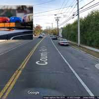 Mack Truck Hits BMW, Home On Long Island, Police Say