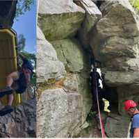 CT Rock Climber Rescued After Being Stuck For Hours On Cliff, Officials Say