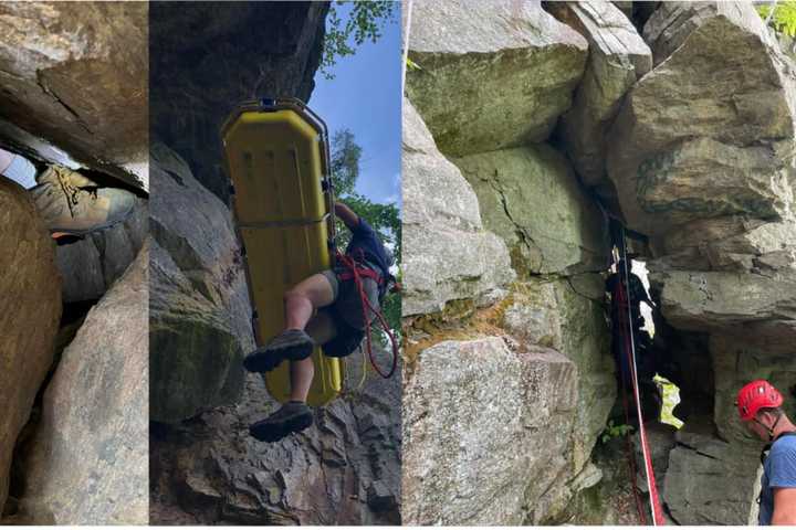 Rock Climber Rescued After Being Stuck For Hours On Cliff In Killingly, Officials Say