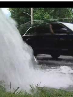 Tarrytown Main Break Sends Water Gushing On South Broadway