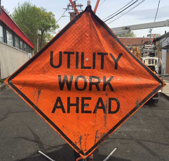 Utility work ahead