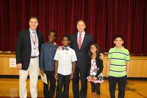 Astorino Visits Kensico Elementary School In Valhalla