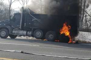 Vehicle Fire, Rollover Crash Cause Road Closures In The Region