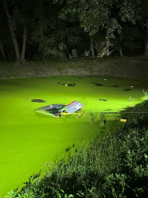 Orange County Woman Rescued By Police After Driving Into Pond, Issued 50 Tickets, Cops Say