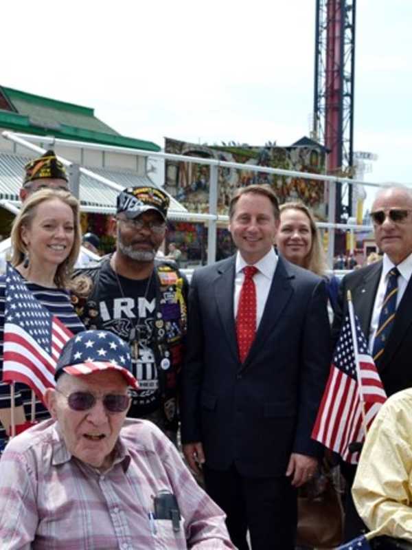 Astorino Joins Thousands At Rye Playland To Celebrate Veterans